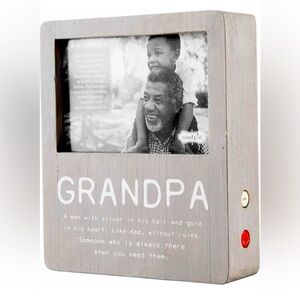 Mud Pie Voice Recorder Frame, 4 x 6, Grandpa